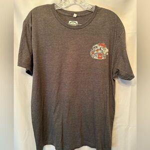 Official Nintendo Mario Kart Racing T-Shirt Graphic Print Gray Size Large